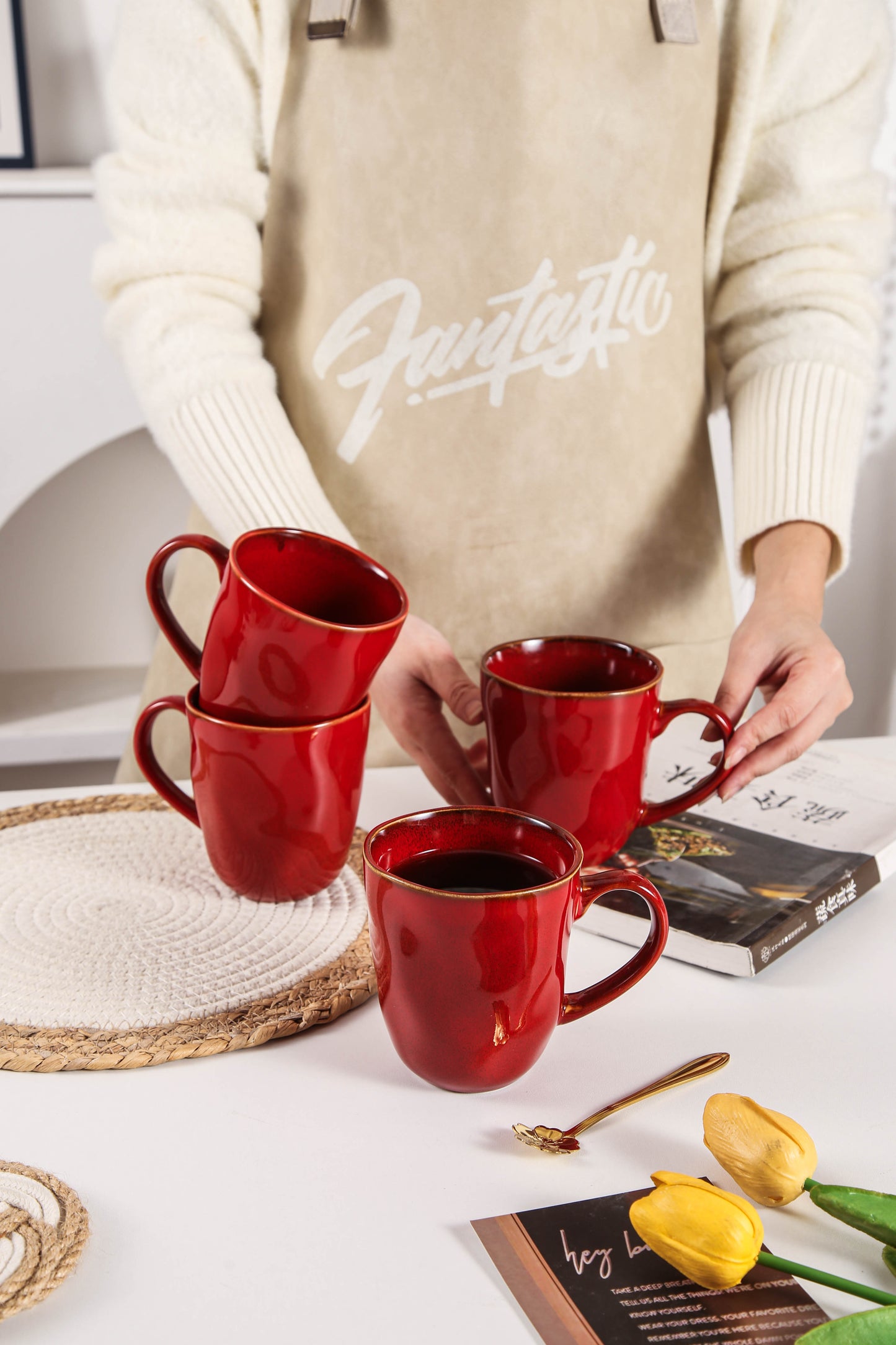 Garnet Rouge Organic Mug Set