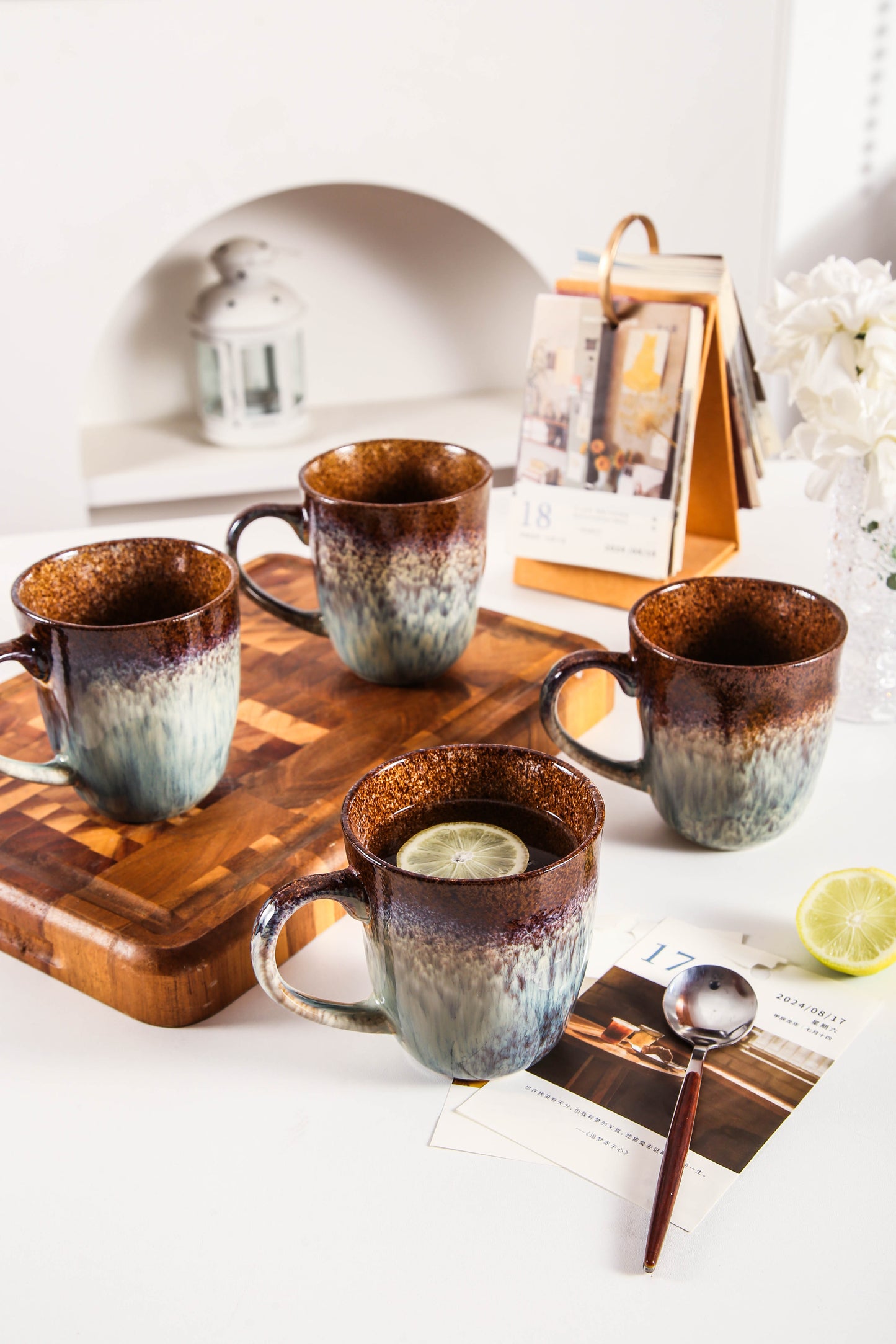 Espresso Stone Organic Mug Set
