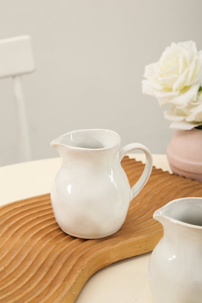 2-Piece Milk Pitcher Set-Pearl White