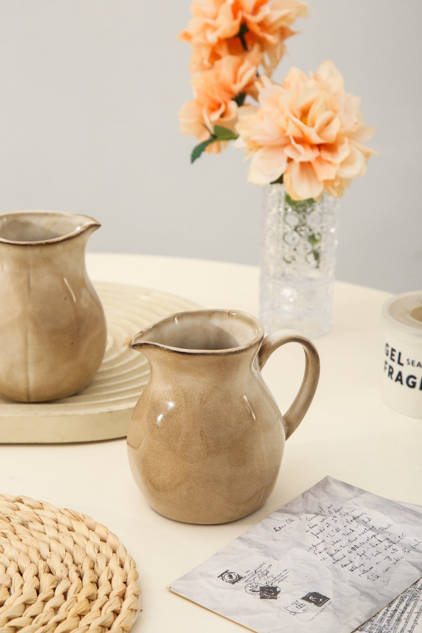 2-Piece Milk Pitcher Set-Crema