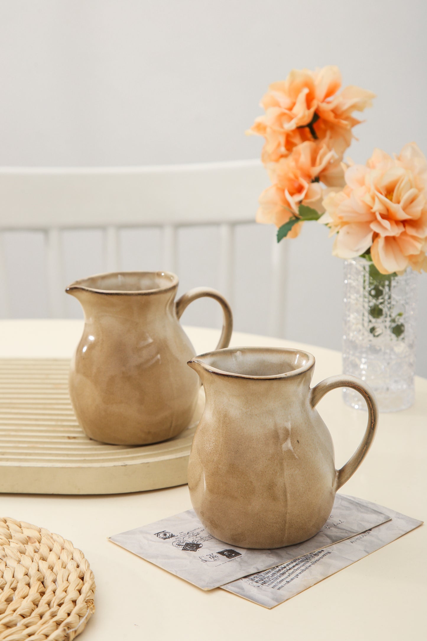 2-Piece Milk Pitcher Set-Crema