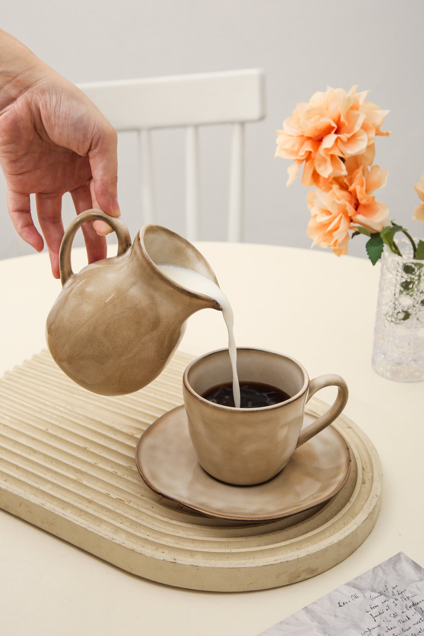 2-Piece Milk Pitcher Set-Crema