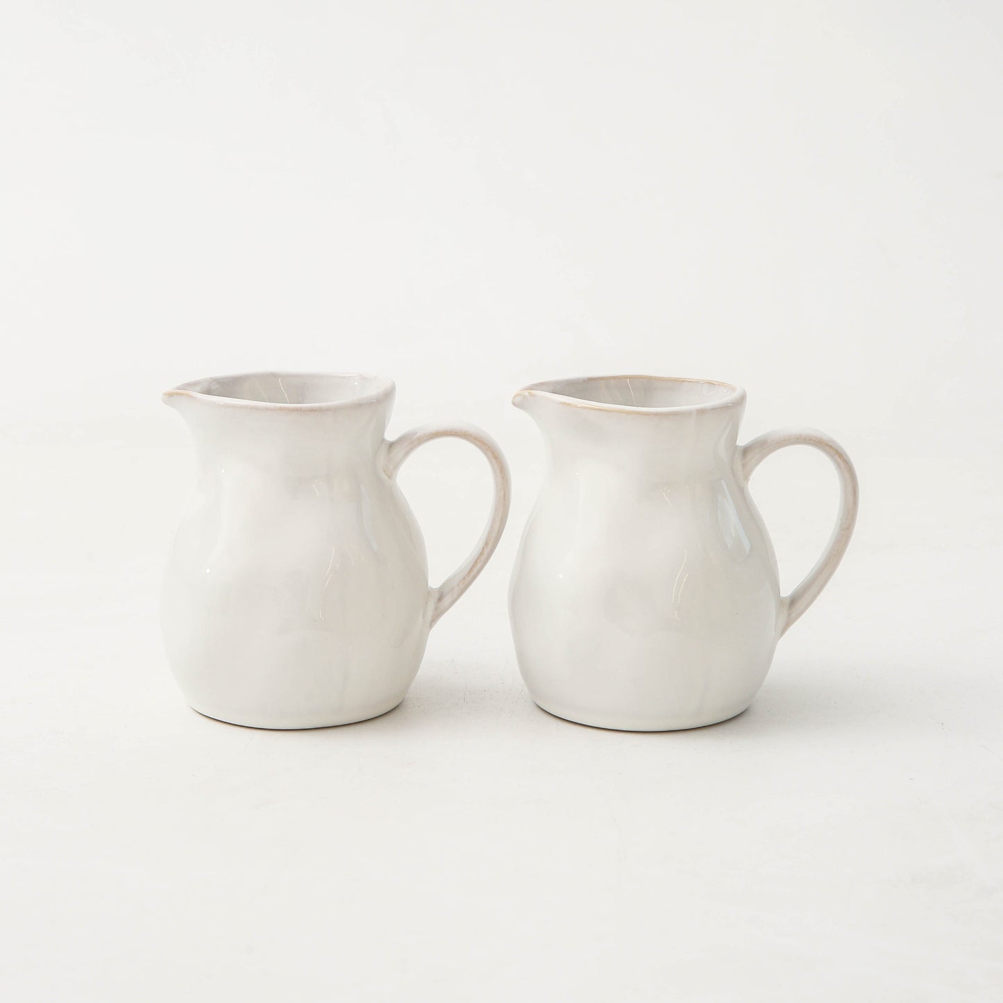 2-Piece Milk Pitcher Set-Pearl White