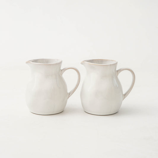 2-Piece Milk Pitcher Set-Pearl White