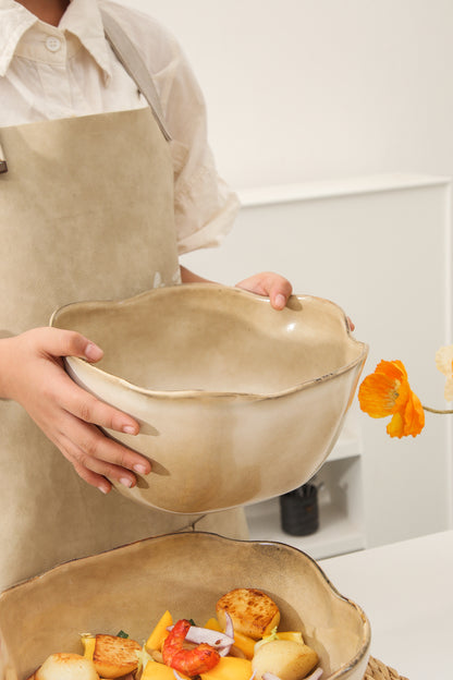 2 pcs Organic Deep Bowl-Crema