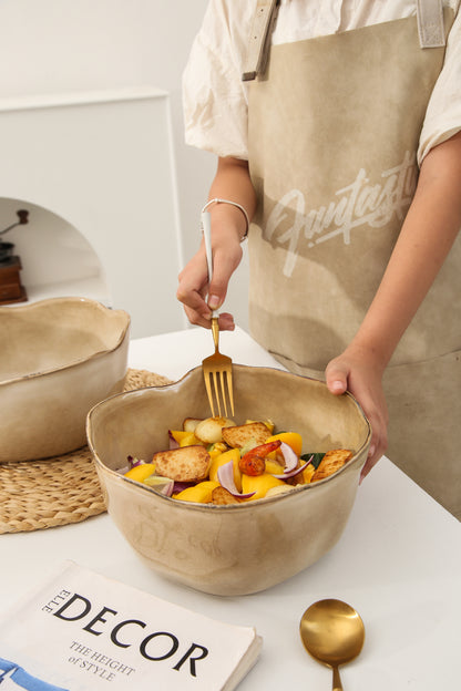 2 pcs Organic Deep Bowl-Crema