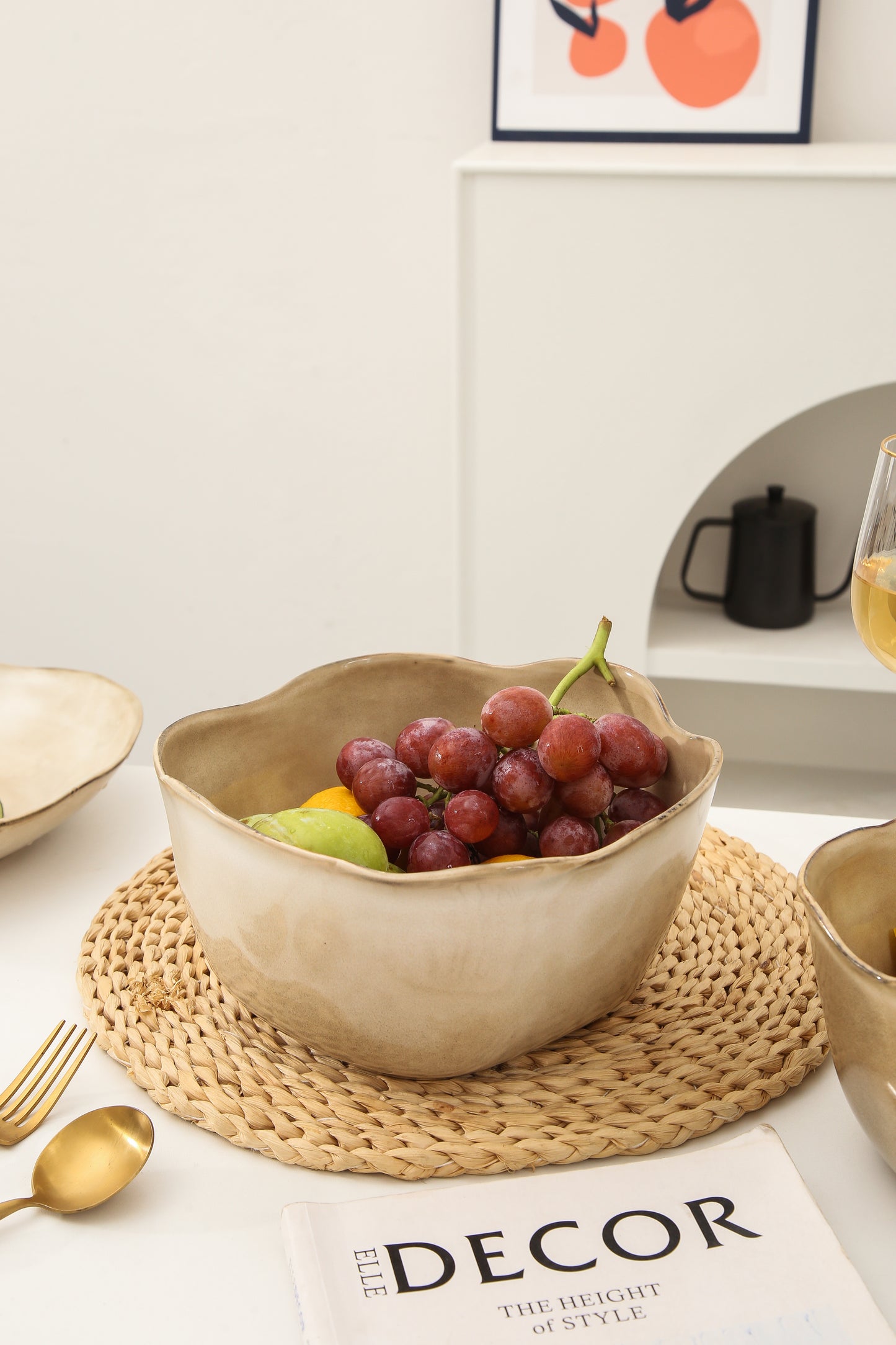 2 pcs Organic Deep Bowl-Crema