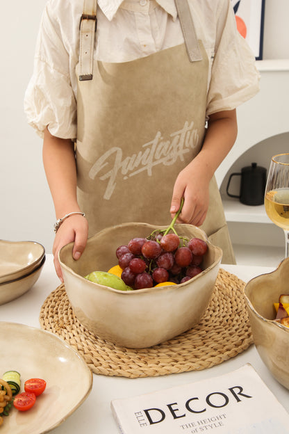 2 pcs Organic Deep Bowl-Crema