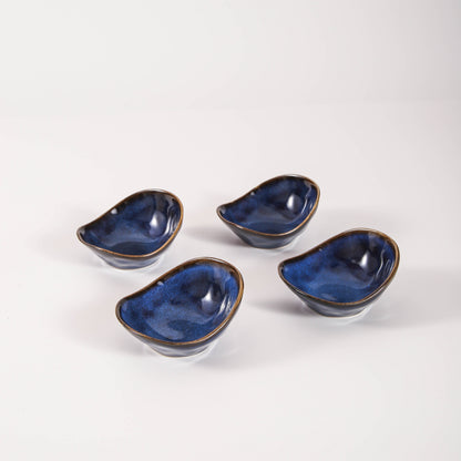 4-Piece Dipping Dish Set-Ocean Blue
