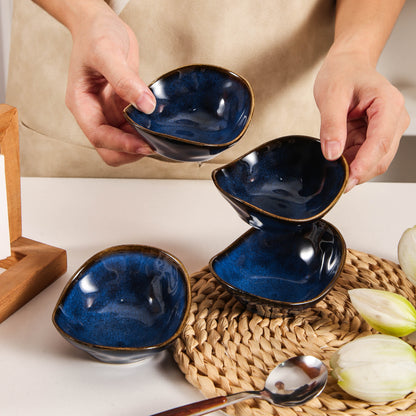 4-Piece Dipping Dish Set-Ocean Blue