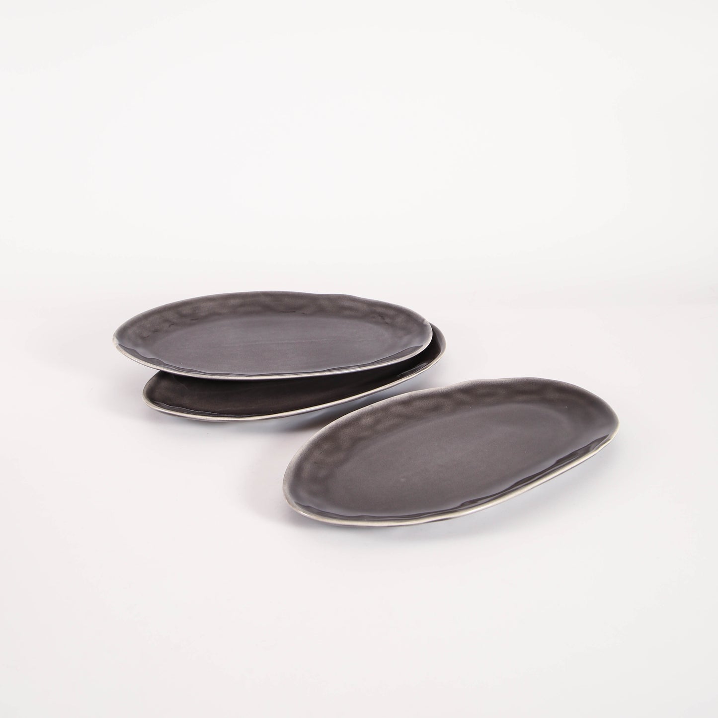 Royal Graphite Organic Serving Platter Set