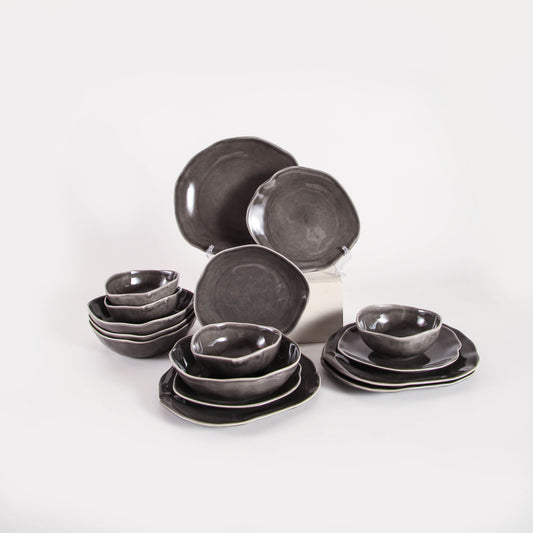 16-Piece Dinnerware Set – Royal Graphite