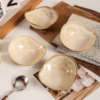 4-Piece Dipping Dish Set-Crema