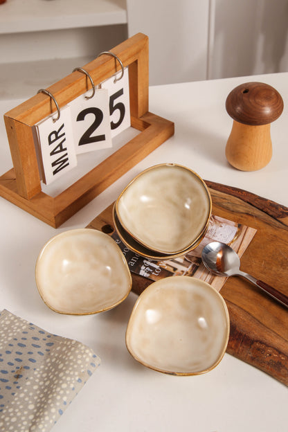 4-Piece Dipping Dish Set-Crema