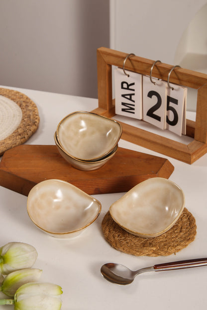 4-Piece Dipping Dish Set-Crema