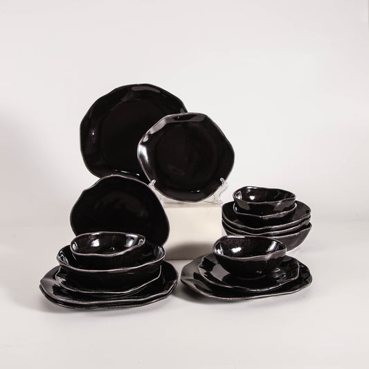 16-Piece Dinnerware Set – Imperial Onyx