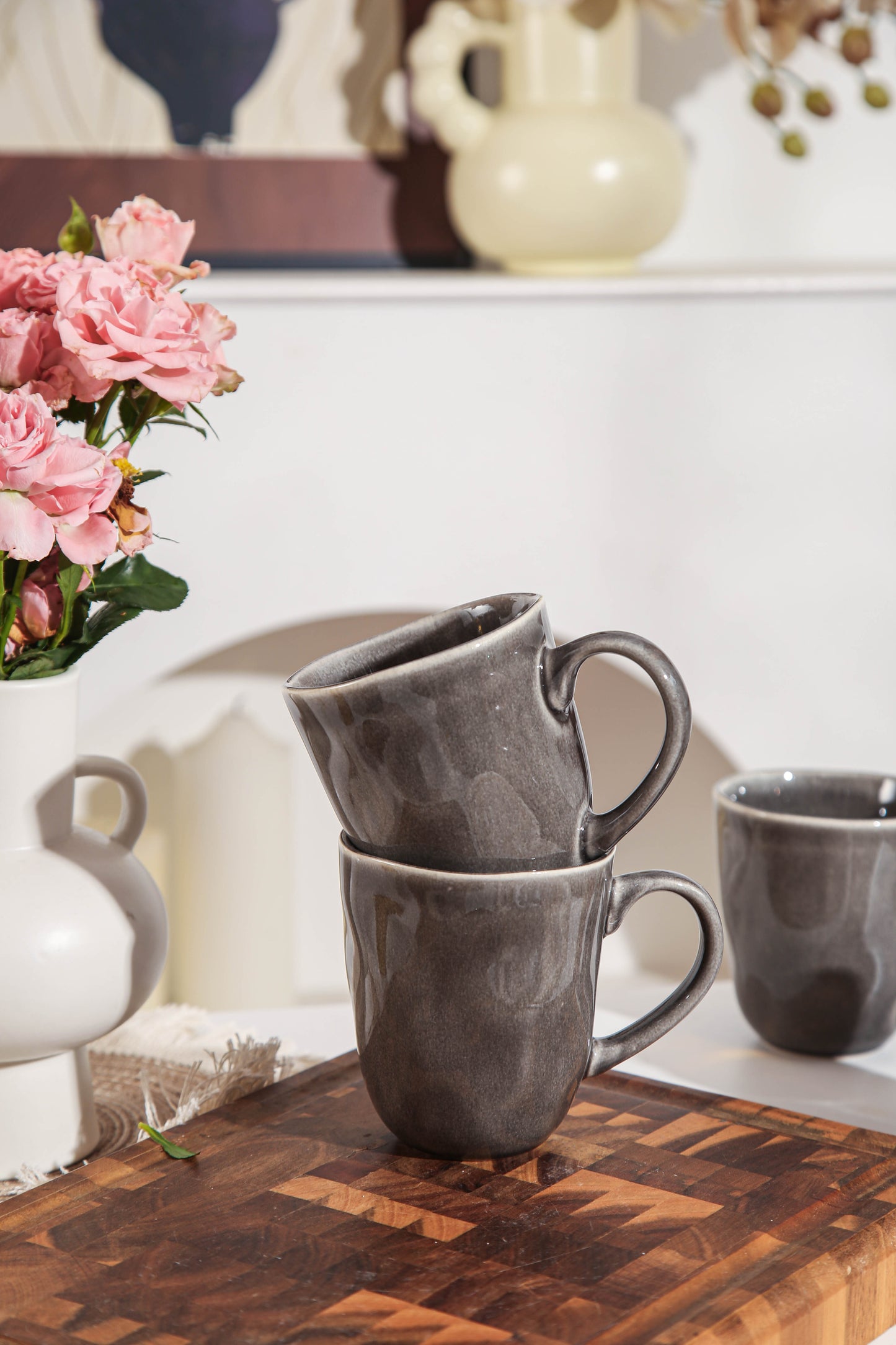 Royal Graphite Organic Mug Set