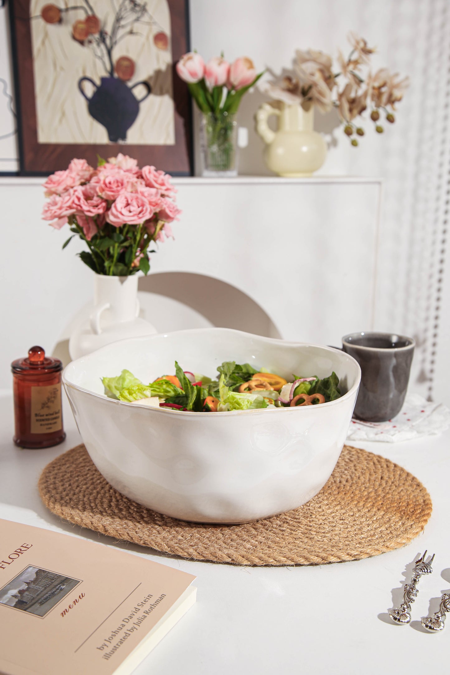Pearl White Organic Grand Bowl