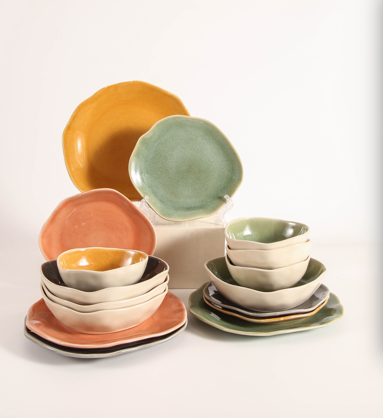 16 Piece Set Dinnerware Set-Sunstone